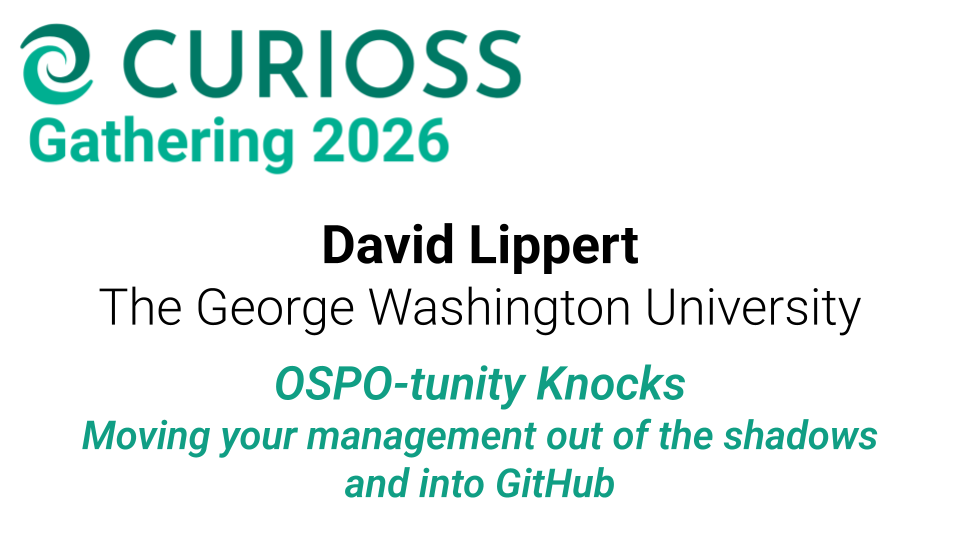 OSPO-tunity Knocks: Moving your management out of the shadows and into GitHub