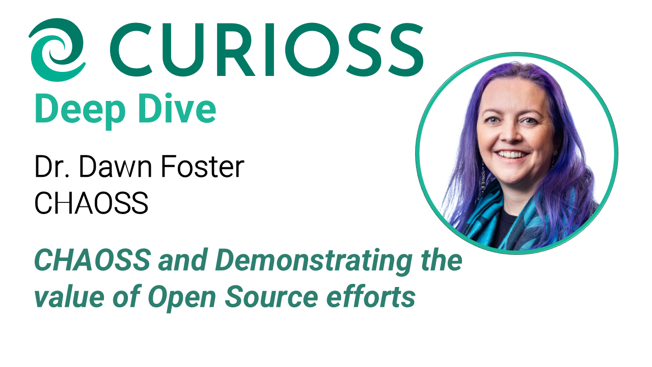 CHAOSS and Demonstrating the Value of Open Source Efforts